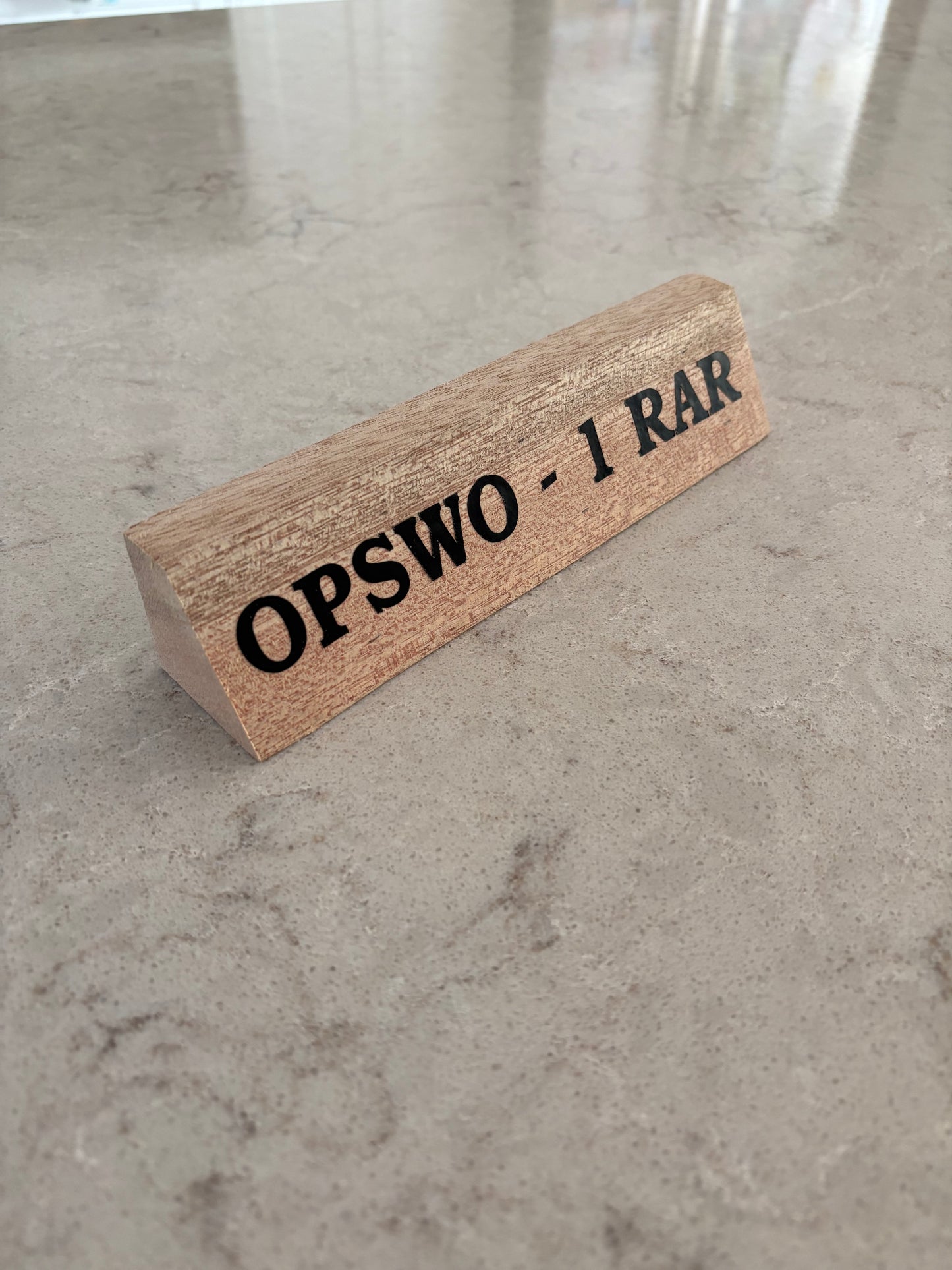 PERSONALISED Statement Piece - Currently available in pine or oak