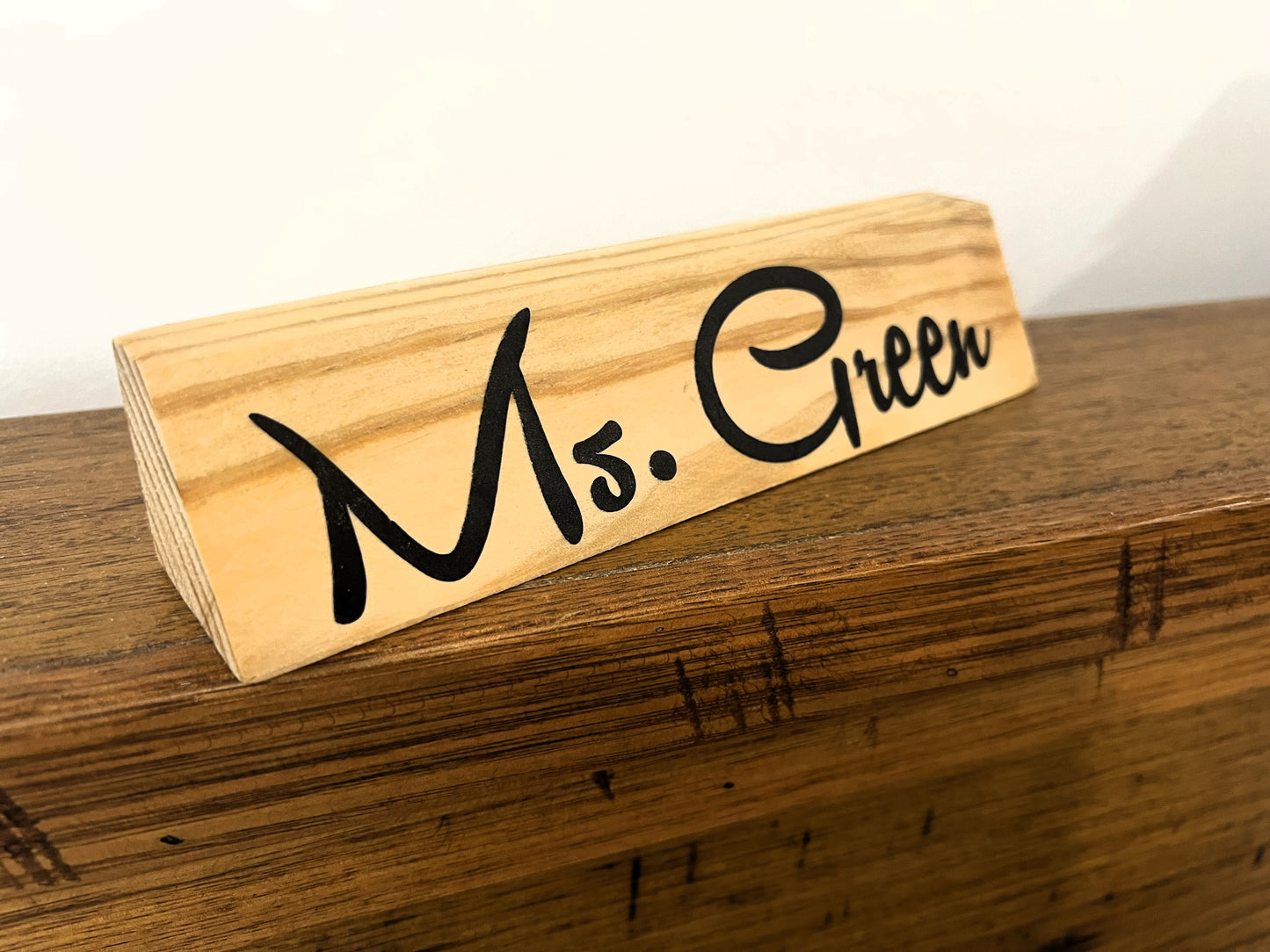 PERSONALISED Statement Piece - Currently available in pine or oak