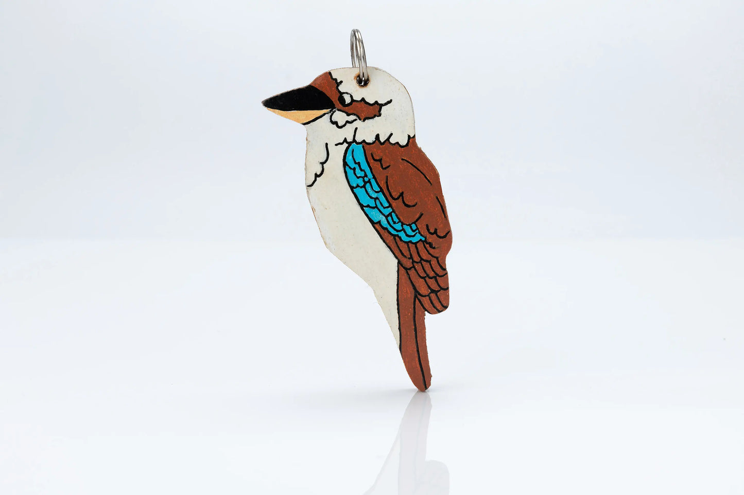 Wooden Animal Bag Tag - "Kevin" the Kookaburra