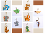 Wooden animal Tag-alongs