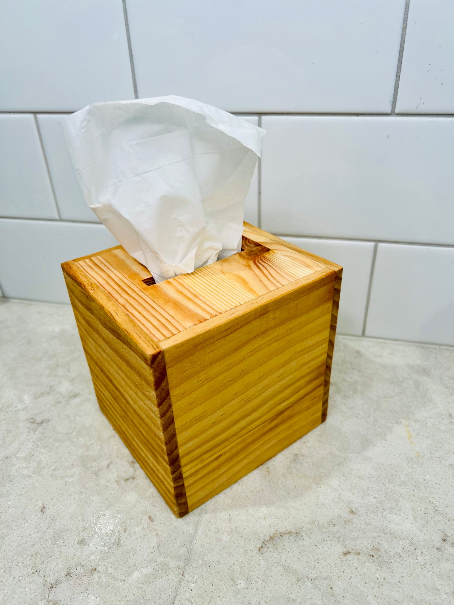 Tissue box cover - square