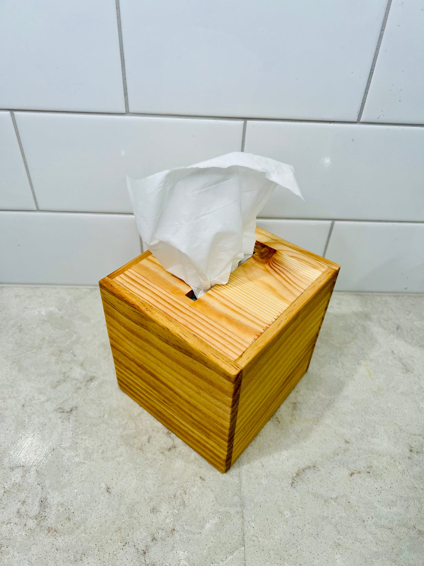 Tissue box cover - square