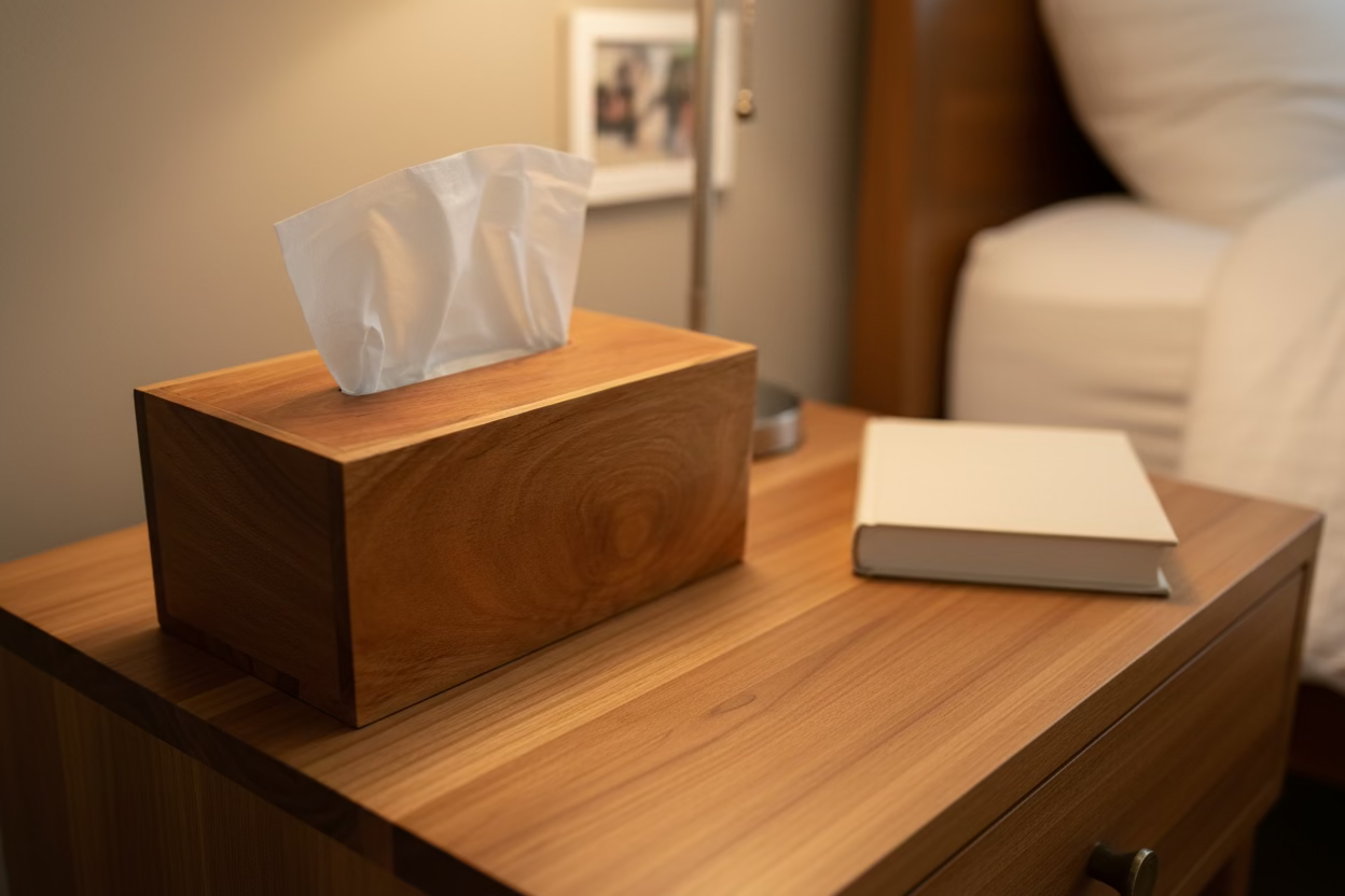 Tissue box cover - rectangular