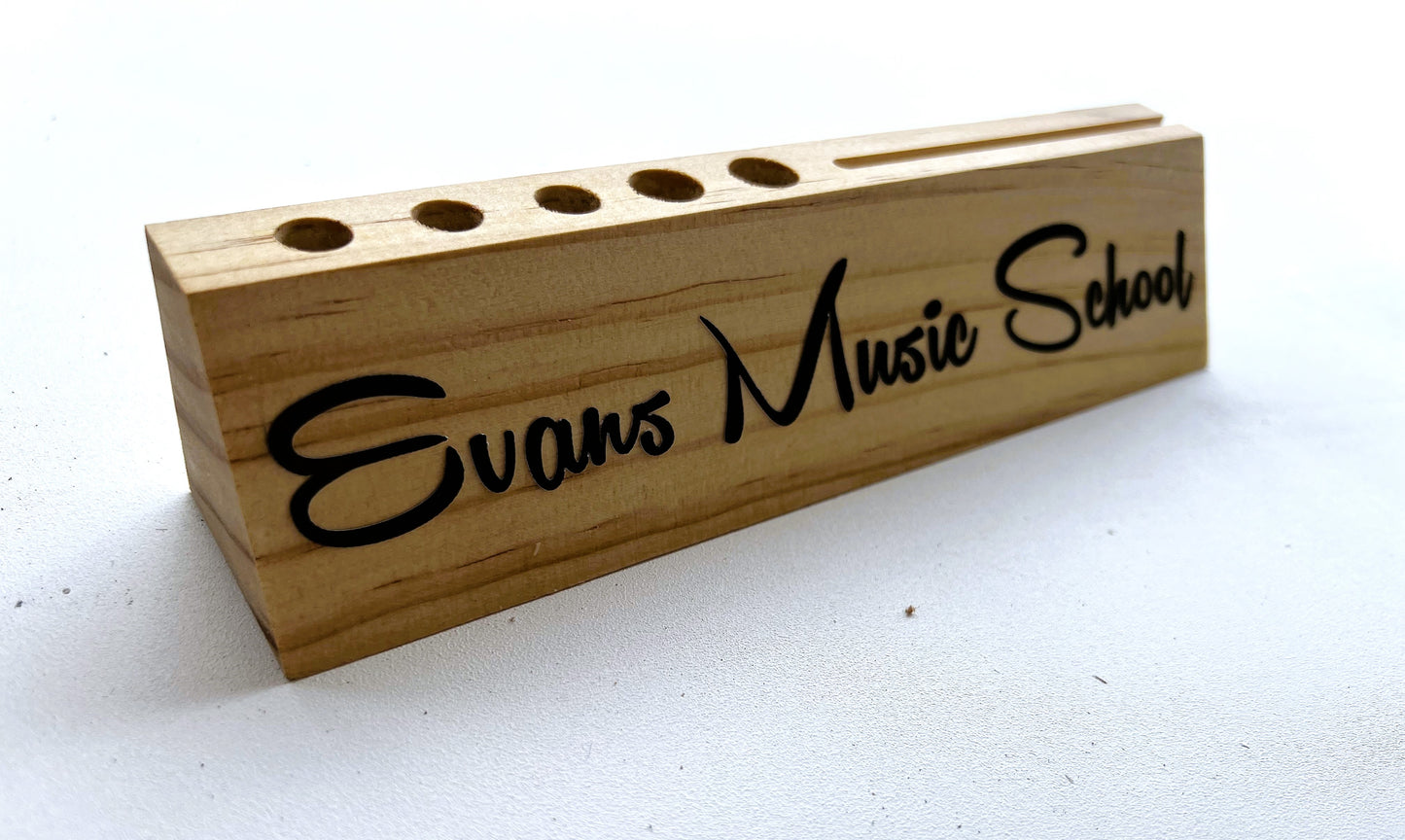 Personalised Pen and Business Card holder