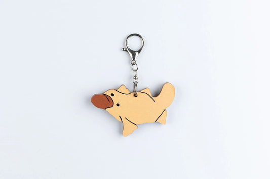 Wooden Animal Bag Tag - "Paul" the Platypus
