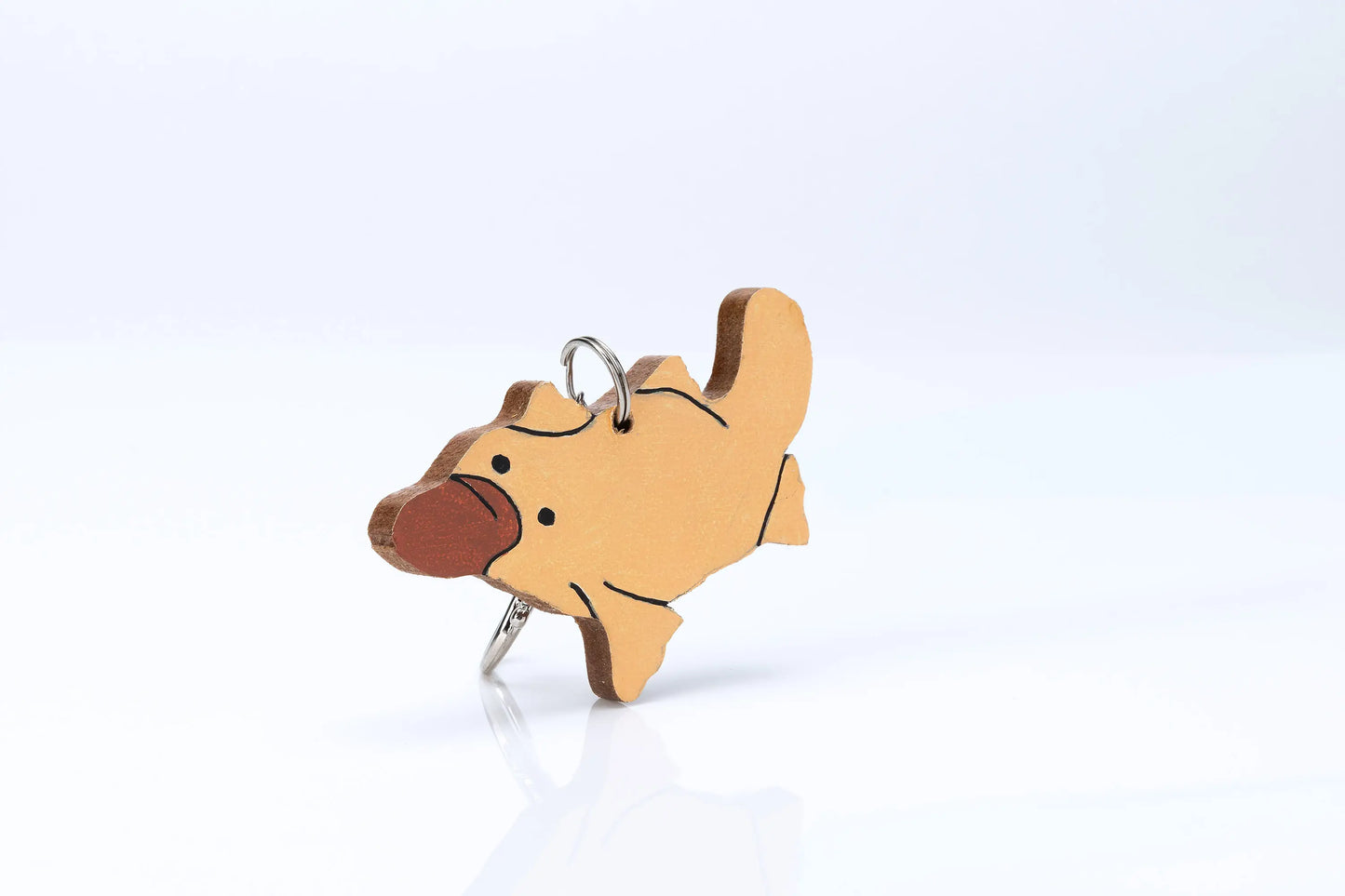 Wooden Animal Bag Tag - "Paul" the Platypus