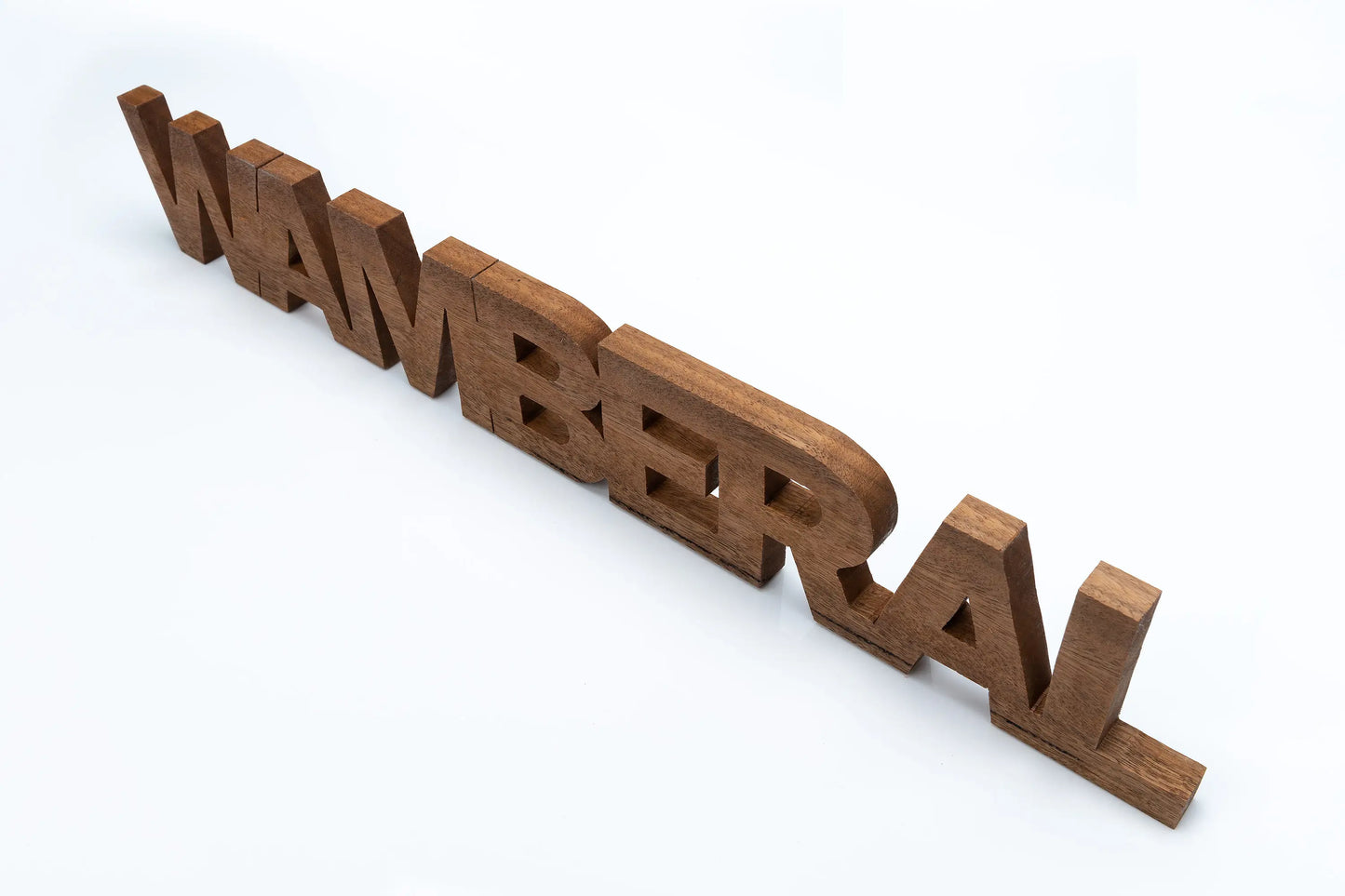 Custom 3D reclaimed timber sign